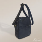 Bolsa de Couro Feminina Transversal Bel - Preta - Imagem 3