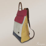 Mochila Feminina Couro Jade - Colorida - Imagem 8