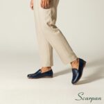 Mocassim Feminino de Couro 121-029 Marinho - Imagem 4