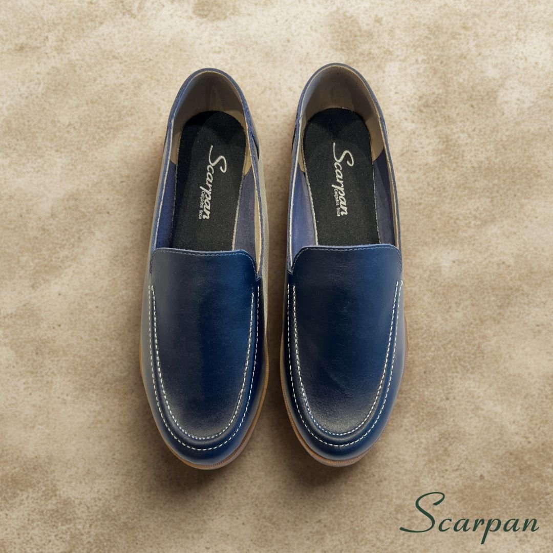 Mocassim feminino em Couro Marinho - 121.029 - site 05