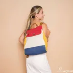 Mochila Feminina Couro Jade - Colorida