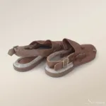 Sandália Rasteira 5318 de Couro - Caramelo - Imagem 5