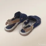 Sandália Rasteira 5318 de Couro - Marinho - Imagem 4