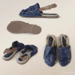 Sandália Rasteira 5318 de Couro - Marinho - Imagem 6