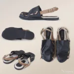 Sandália Rasteira 5318 de Couro - Preto - Imagem 5