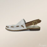 Sandália Rasteira 5318 de Couro - Branco - Imagem 2