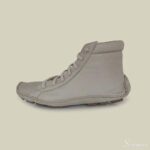 Tênis Cano Alto Confort Driver Couro - Off White - Imagem 3