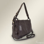 Bolsa de Couro Feminina Transversal Julia - Marrom - Imagem 2