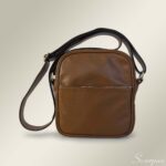 Bolsa Transversal de Couro Feminina Bel - Caramelo - Imagem 2