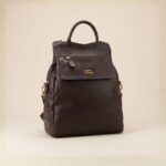 Mochila de Couro Feminina Jade - Café - Imagem 6