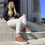 Tênis Feminino em Couro com Pelo 013 - Caramelo