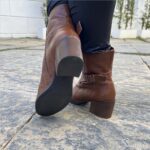 Bota de Couro Feminina Cano Curto 155.081 Havana - Imagem 4