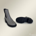 Bota Feminina de Couro 1020 - Cinza - Imagem 4