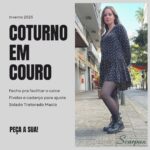 Coturno de Couro 152.087 Preto - Imagem 5