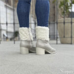 Bota de Couro Com Pelo 155.088 Off White - Imagem 2