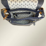 Bolsa de Couro Feminina Transversal Julia - Marinho - Imagem 6