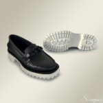 Mocassim Feminino de Couro Tratorado 230 - Preto - Imagem 3