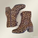 Bota de Couro Feminina Cano Curto 155.083 Onça - Imagem 4