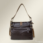 Bolsa Feminina Transversal Julia - Marrom/Caramelo - Imagem 4