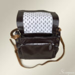 Bolsa Feminina Transversal Julia - Marrom/Caramelo - Imagem 5