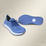 Tênis Casual Feminino Meia 2205 Azul Ceu - Imagem 4