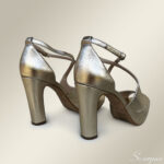 Sandália de Festa Metalizada Ouro - DV86786096 - Imagem 2