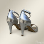 Sandália de Festa Metalizada Prata - DV6223541 - Imagem 2