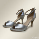 Sandália de Festa Metalizada Prata - DV6223541 - Imagem 4