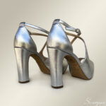 Sandália de Festa Metalizada Prata - DV86786096 - Imagem 2