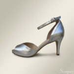 Sandália de Festa Metalizada Prata - DV6223541