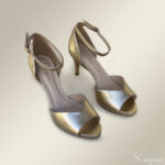 Sandália de Festa Galaxy Ouro - DV6223541 - Imagem 4