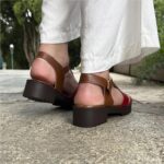 Sandália Tratorada Couro Vermelha - 120.097 - Imagem 2