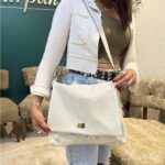 Bolsa Transversal Feminina de Couro Stela Marfim - Imagem 2