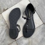 Rasteira com Pedras -  Preta - 111.269V23 - Imagem 4