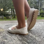 Sapatilha Feminina de Couro Off - 401-0031 - Imagem 3