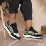 Tênis Feminino Casual Zebra/Preto - 2301