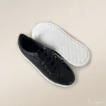 Tênis Feminino de Couro Preto - 811.093 - Imagem 3