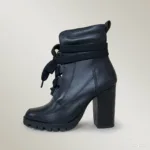 Bota Feminina de Couro Preto - 2210 - Imagem 2