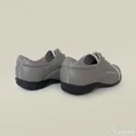 Tênis Feminino Casual em Couro Cinza - 151.077 - Imagem 4