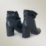 Bota Feminina de Couro Preto - 1619 - Imagem 3