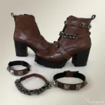 Coturno Feminino de Couro 1725 - Havana - Imagem 5