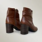 Bota Feminina de Couro Havana - 1619 - Imagem 3