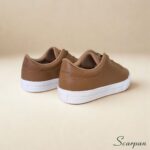 Tênis Feminino de Couro Caramelo - 776 - Imagem 4