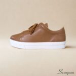 Tênis Feminino de Couro Caramelo - 776 - Imagem 10