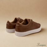 Tênis Feminino de Couro Caramelo - 776 - Imagem 3