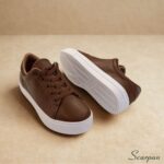 Tênis Feminino de Couro Caramelo - 776 - Imagem 5