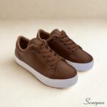 Tênis Feminino de Couro Caramelo - 776 - Imagem 2