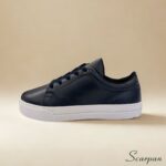 Tênis Feminino de Couro Marinho - 776