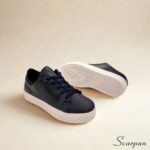 Tênis Feminino de Couro Marinho - 776 - Imagem 2