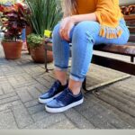 Tênis Feminino de Couro Marinho - 776 - Imagem 6